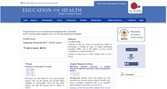 Desktop Screenshot of educationforhealth.net